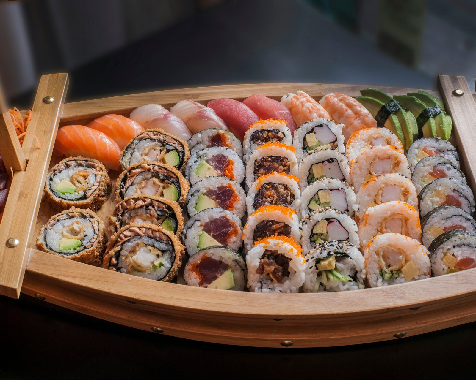 Piezas de sushi